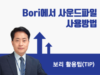 Bori에서 사운드파일 사용방법