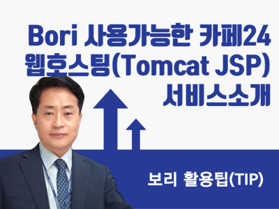 보리(Bori) 사용가능한 카페24 웹호스팅 서비스소개